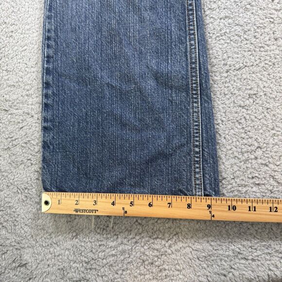 S Levis Jeans Mens 34x29 Blue 527 Slim‎ Bootcut Western Cowboy Denim - Picture 6 of 12